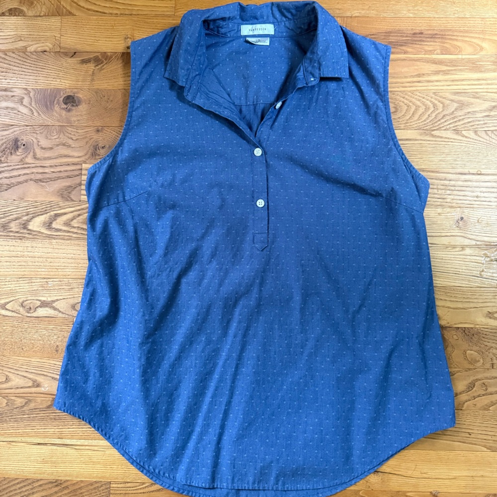 Van Heusen Navy Casual Button-Down Shirt
